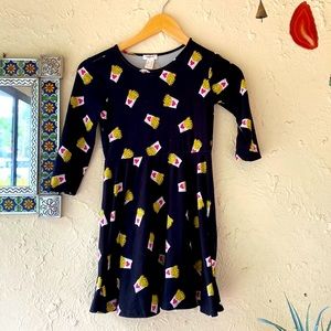 F21 Fries Fit & Flare Dress size 9/10 🍟